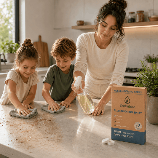 Eko Duo Startkit – Handtvål & Allrengöring med Återanvändbar Flaska | EkoBubbla