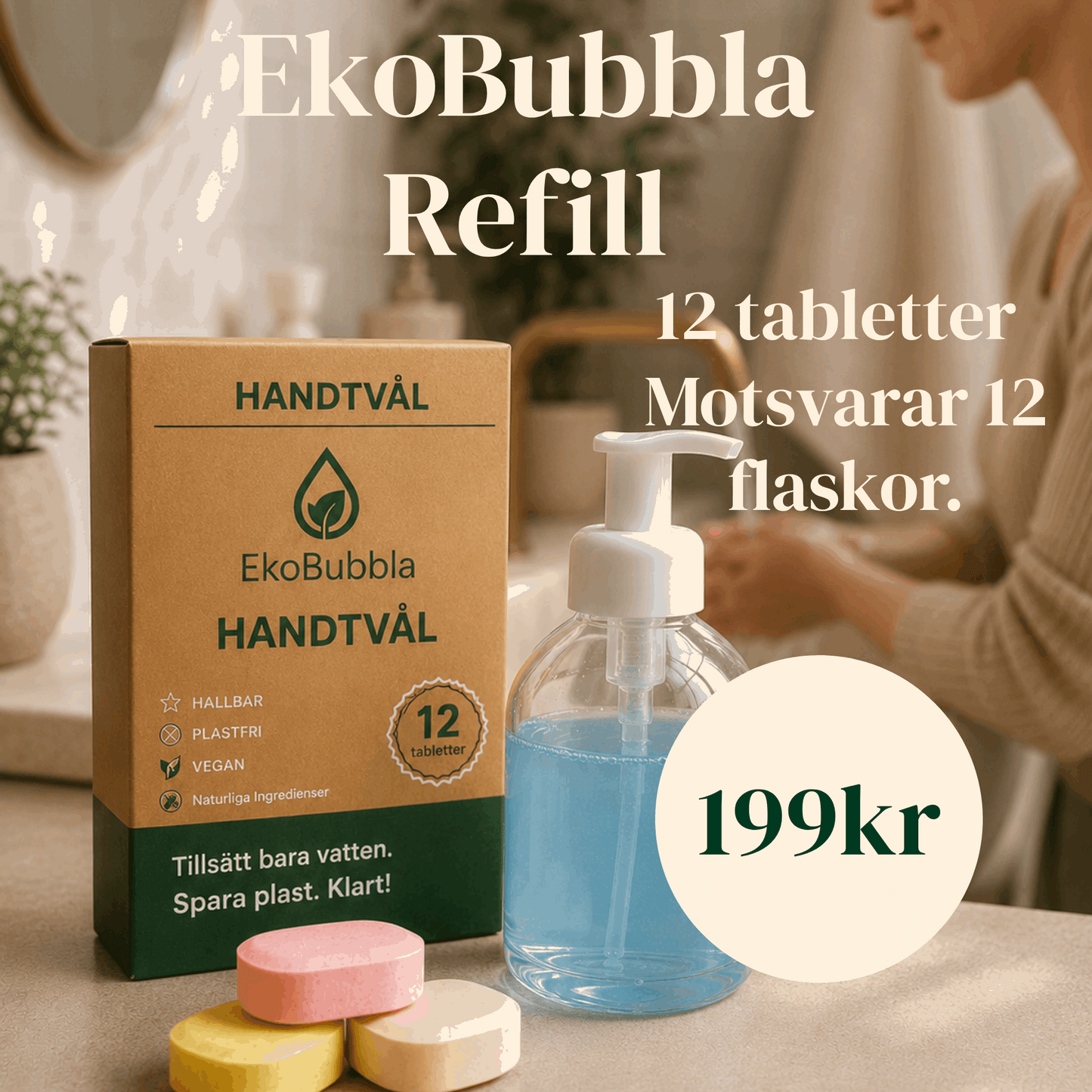 Eko Handtvål 12-Pack Refill
