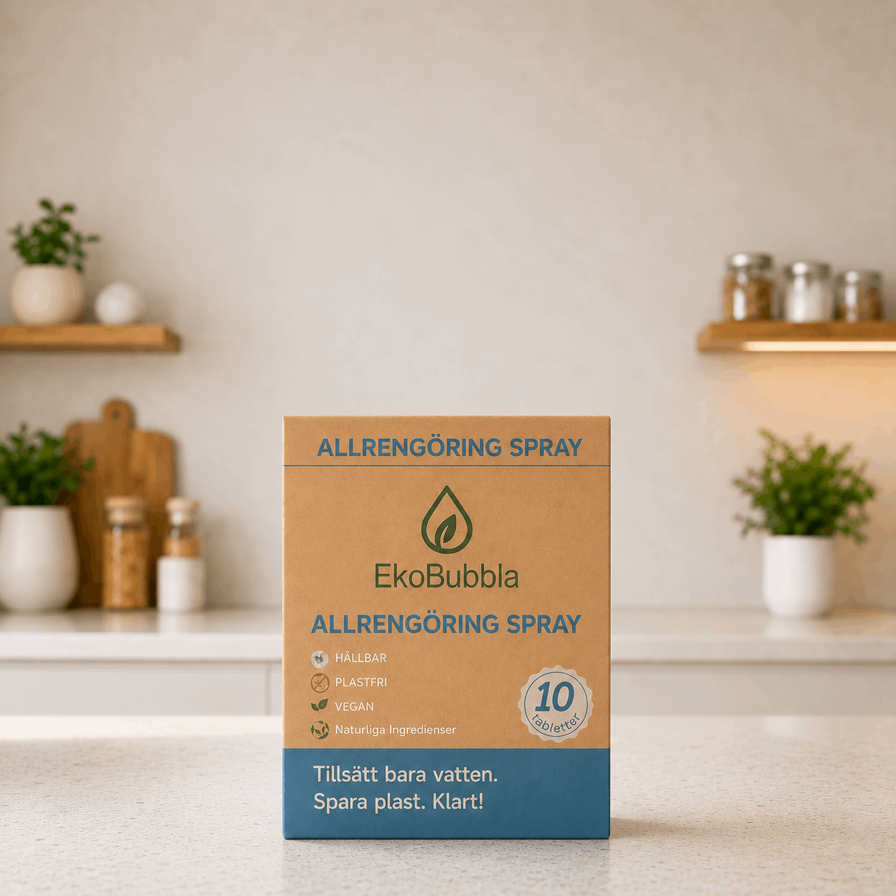EkoSpray Citrus – Allrengöring Refill Tabletter | Använd Din Gamla Sprayflaska