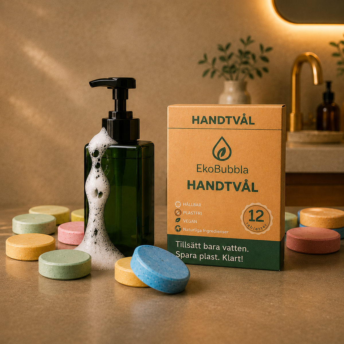 Eko Duo Startkit – Handtvål & Allrengöring med Återanvändbar Flaska | EkoBubbla