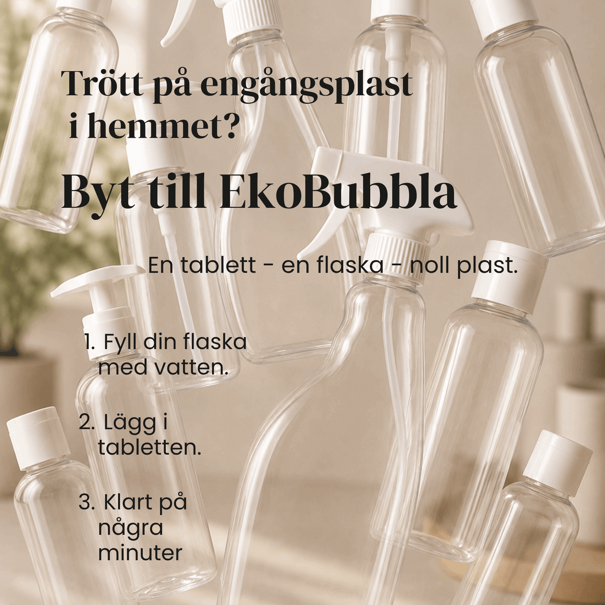 Eko Duo Refill – Handtvål & Allrengöring Tabletter | Använd Dina Egna Flaskor