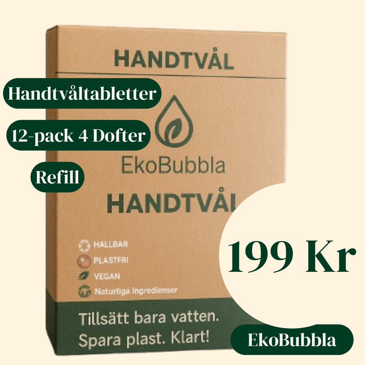 Eko Handtvål 12-Pack Refill