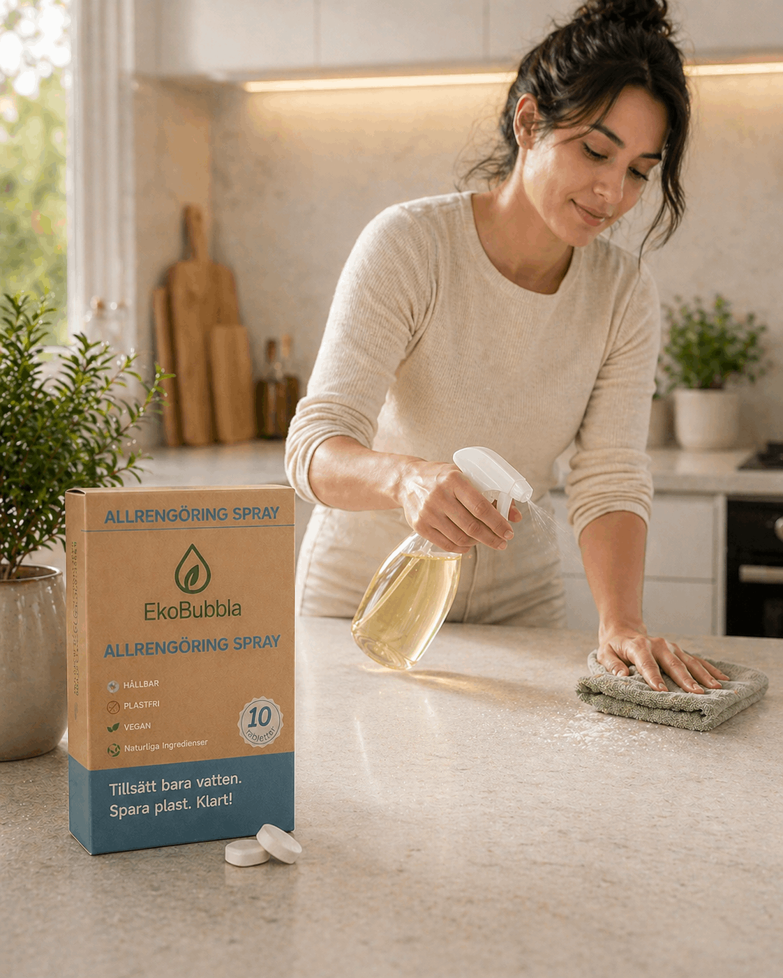 Eko Duo Refill – Handtvål & Allrengöring Tabletter | Använd Dina Egna Flaskor