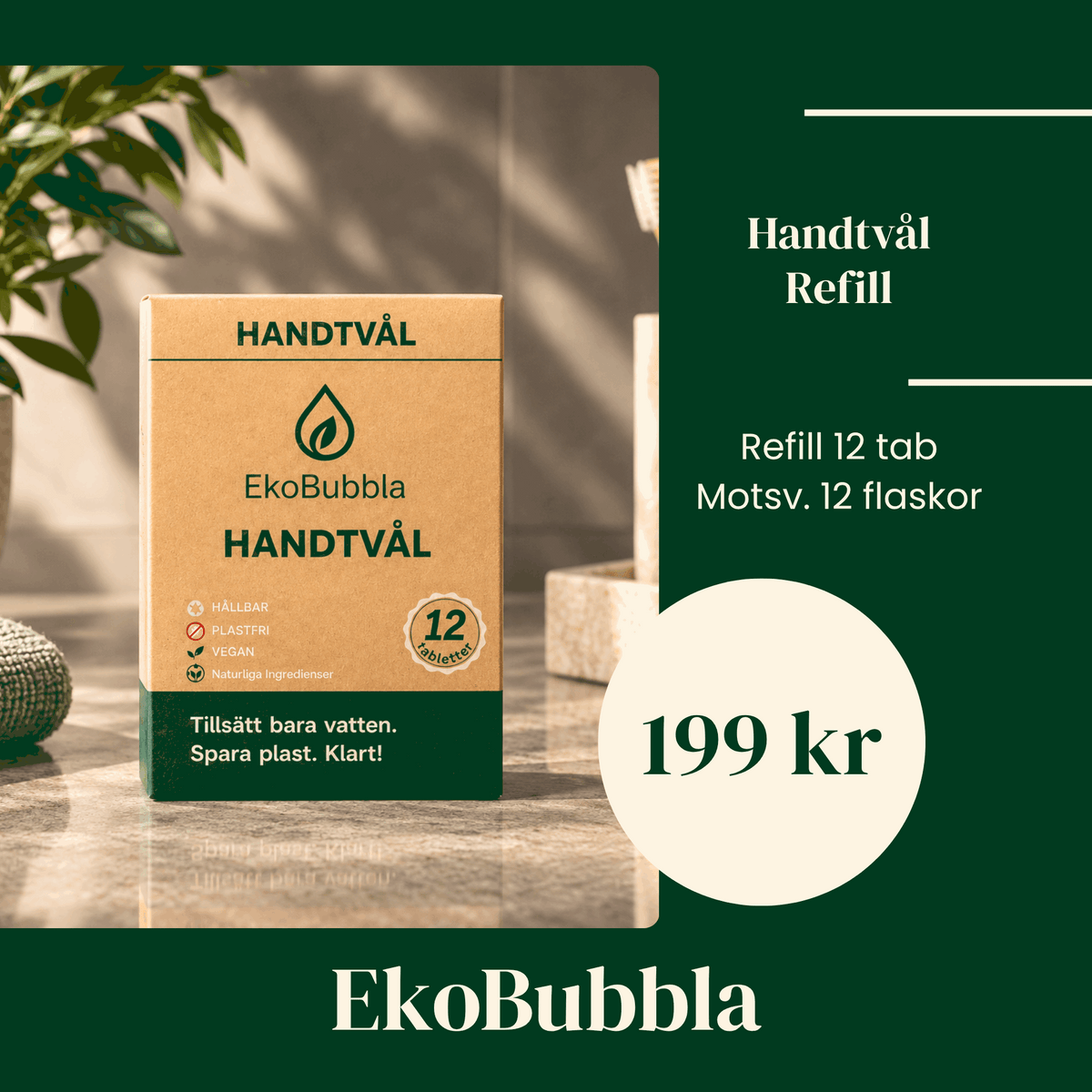 Eko Handtvål 12-Pack Refill