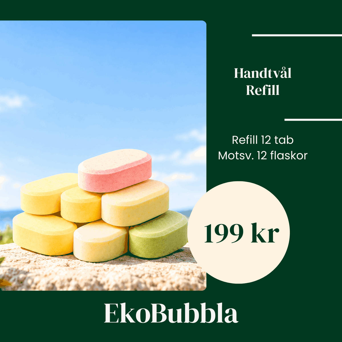Eko Handtvål 12-Pack Refill