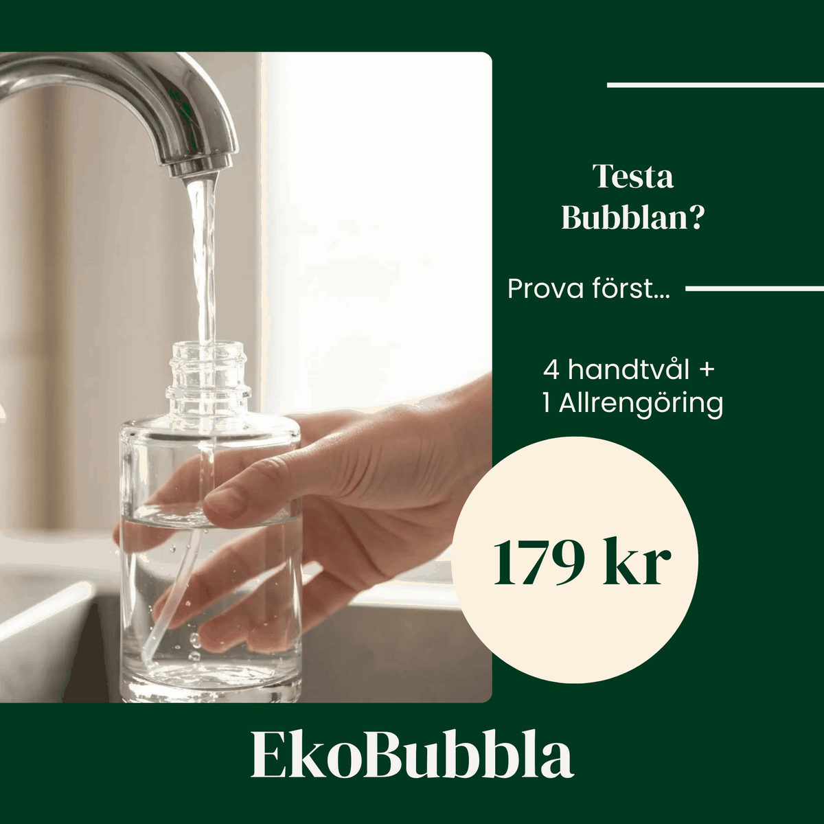 TESTA Bubblan – Skumpump TESTKIT 4+1