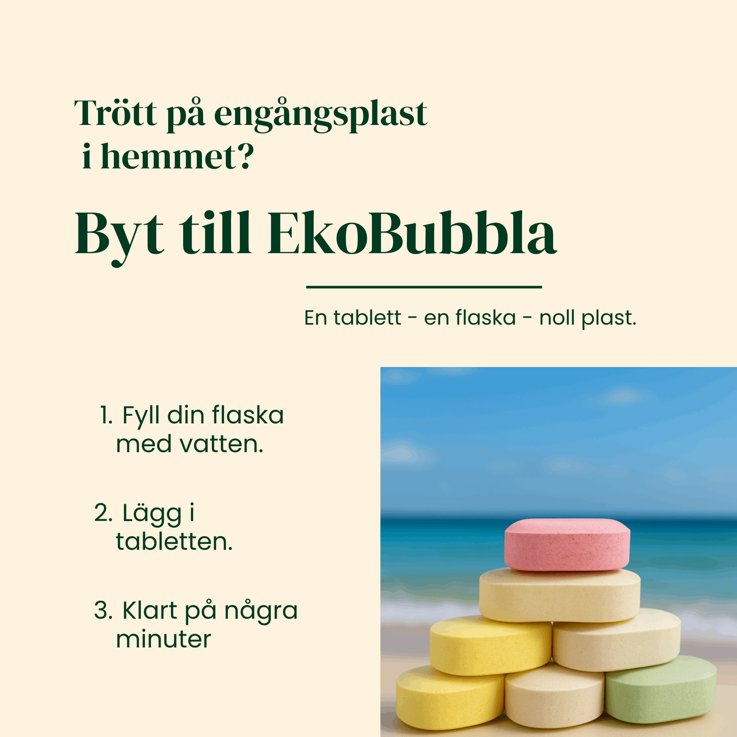 Eko Duo Startkit – Handtvål & Allrengöring med Återanvändbar Flaska | EkoBubbla