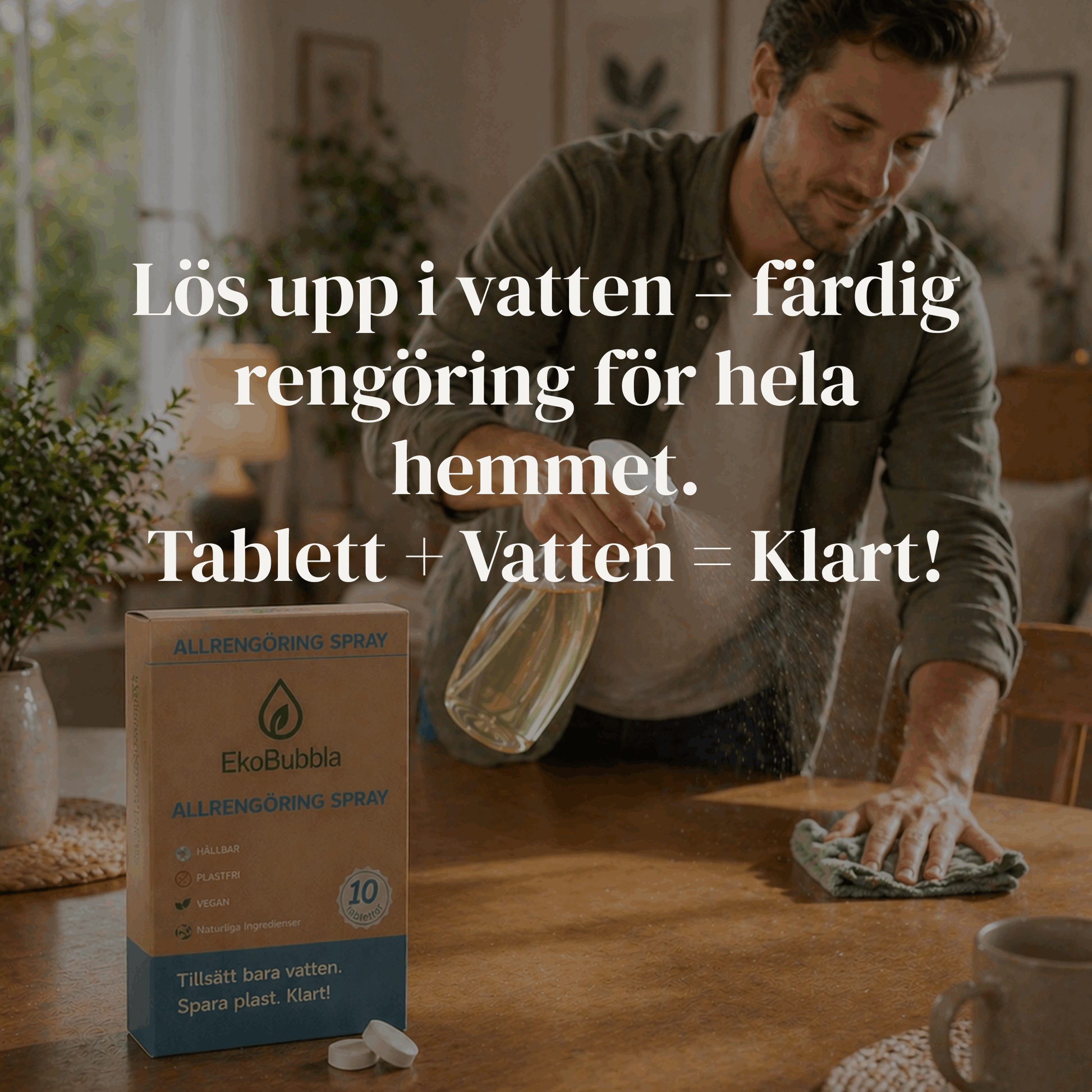 Eko Duo Startkit – Handtvål & Allrengöring med Återanvändbar Flaska | EkoBubbla