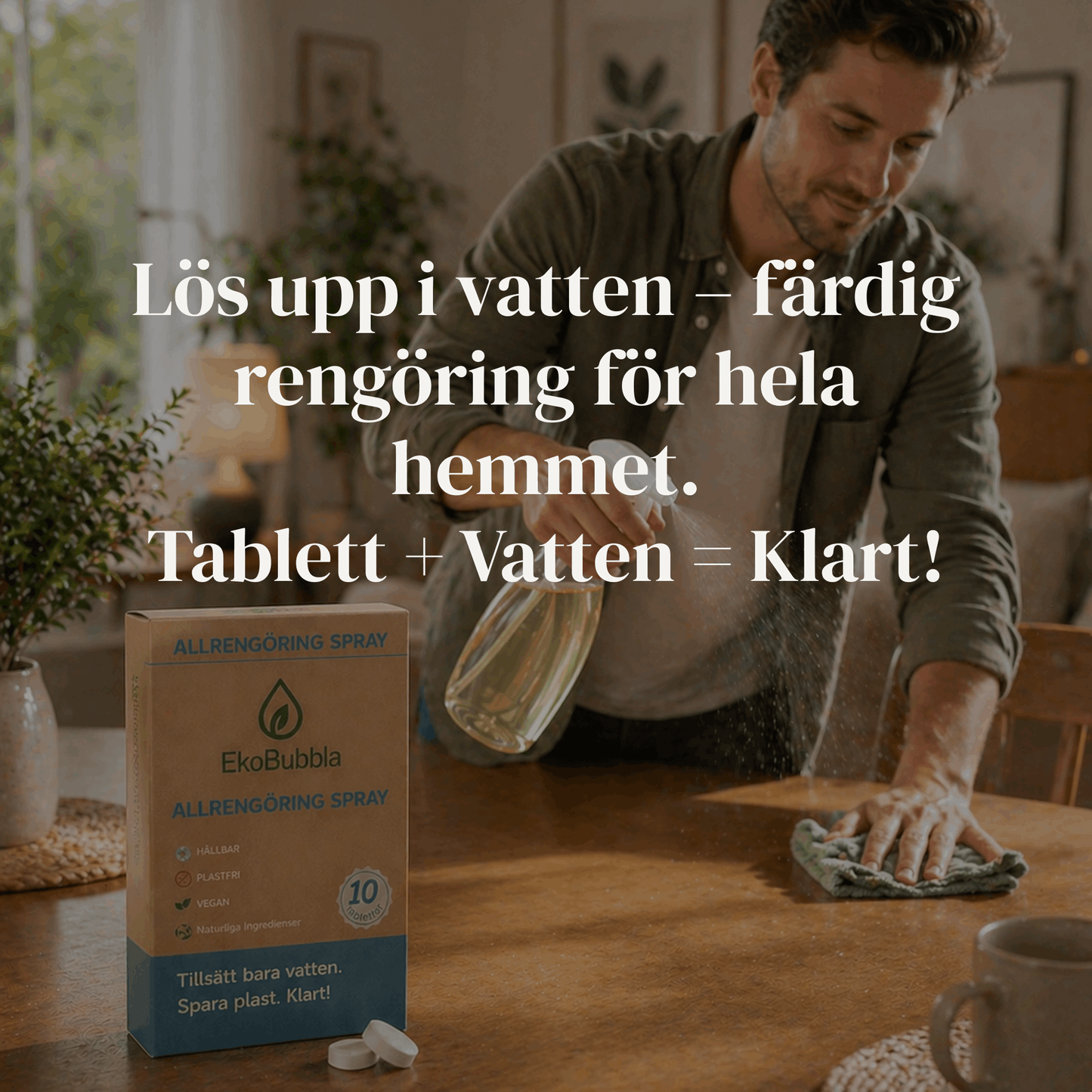 Eko Duo Startkit – Handtvål & Allrengöring med Återanvändbar Flaska | EkoBubbla