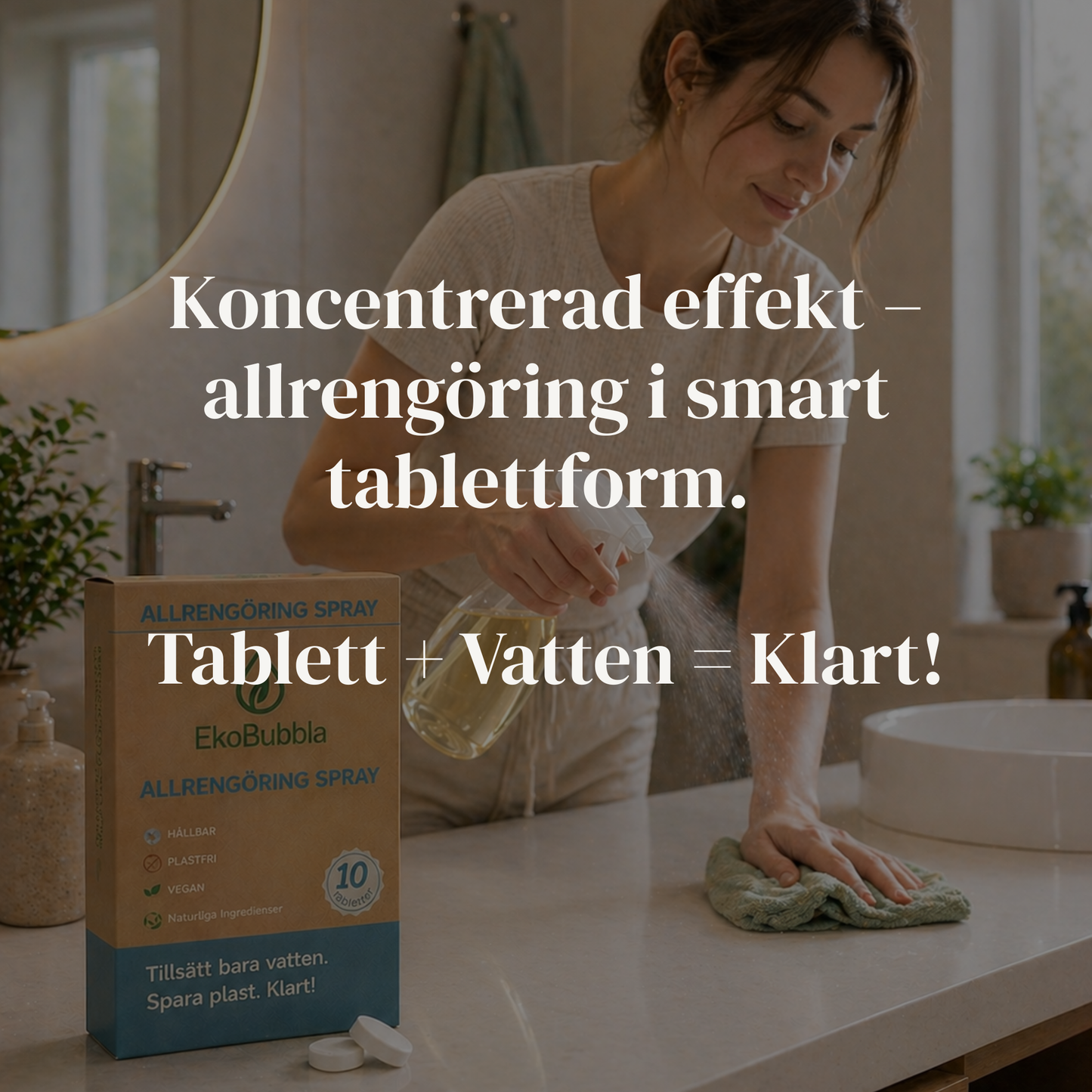Eko Duo Startkit – Handtvål & Allrengöring med Återanvändbar Flaska | EkoBubbla